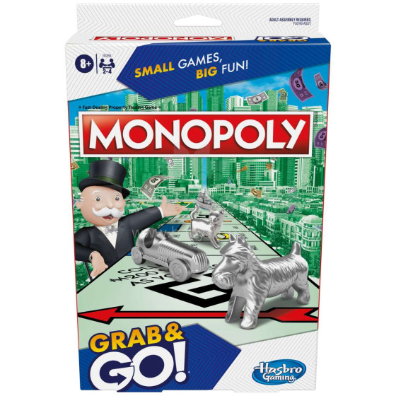 MONOPOLY Travel game Grab&Go