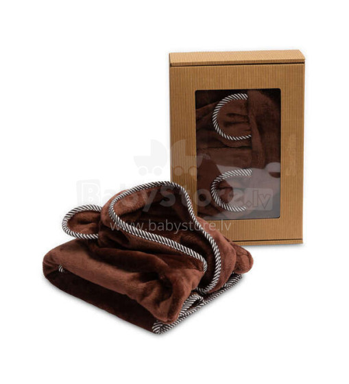 SOFT TEDDY BEAR BATHROBE BROWN