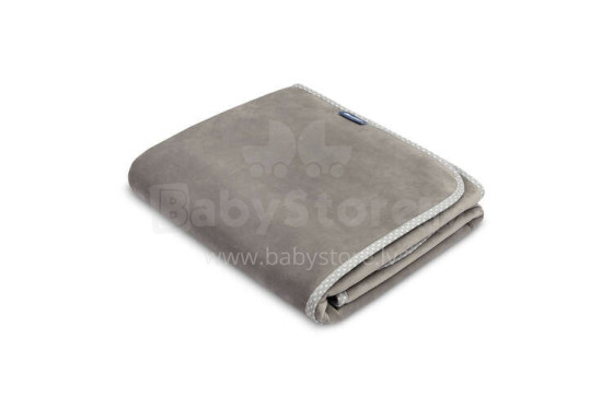 GREY PLUSH BLANKET 80x100