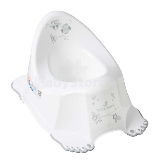 Tega Baby Musical Potty Owl Art.PO-047 White Детский музыкальный горшочек