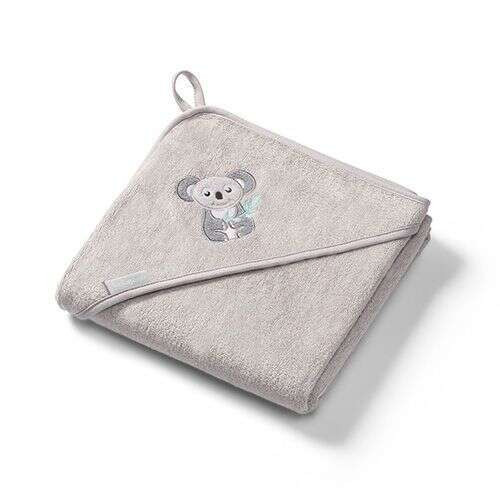 346/05 Bamboo hooded towel NATURAL BAMBOO GREY 100X100cm