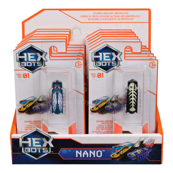 HEX BOTS Interaktīvā rotaļlieta Nano vabole