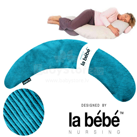 La Bebe™ Moon Maternity Pillow Velvet Collection Art.182955 Большая подушка для беременных с наполнителем из синтепона (синтепух,особенно мягкий и тихий),195см