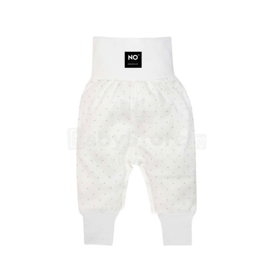 La Bebe™ NO Baby Pants Vanilla Art.182961 Zīdaiņu kokvilnas atvērtas bikses ar plato jostu