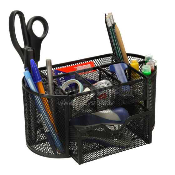 Ikonka Art.KX3646_1 Metal desk organiser 9 compartments