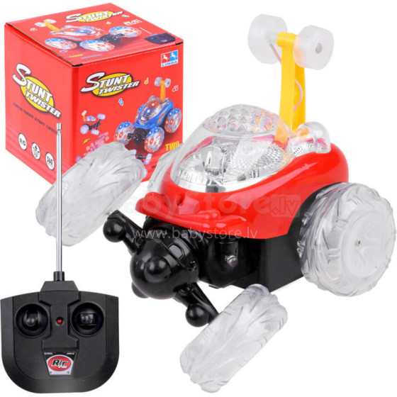 Triku auto STUNT ar pulti RC0236 red