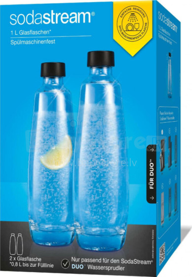 Sodastream 2x стеклянная бутылка SodaStream DUO