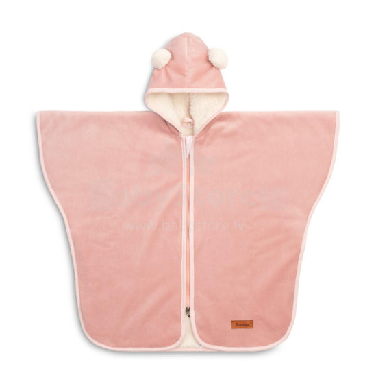 CAR SEAT PONCHO PINK PLUSH