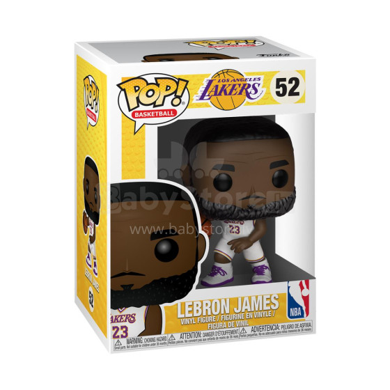 FUNKO POP! Vinila figūra: NBA:Lakers - Lebron James (White Uniform)