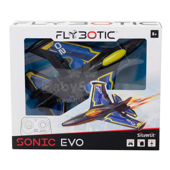 FLYBOTIC Radijo bangomis valdomas  lėktuvas „Sonic Evo“, 31 cm