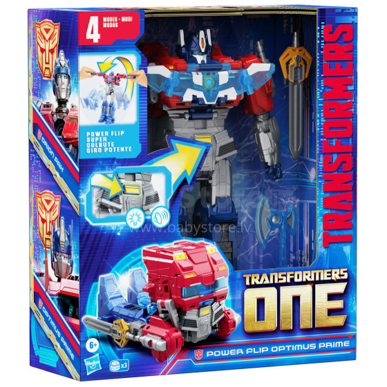 TRANSFORMERS MV8 figure power flip optimus prime 25 cm