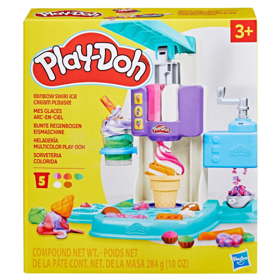 PLAY-DOH playset rainbow swirl ice cream