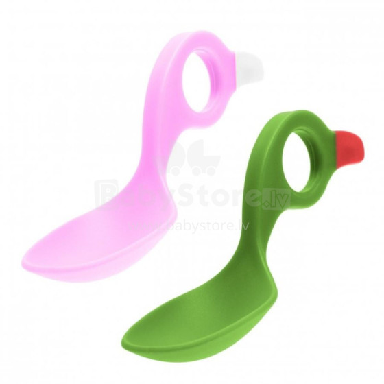 I CAN Amazon parrot/Flamingo Green/Pink ложки 2шт.