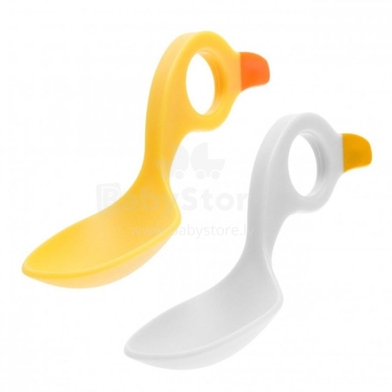 I CAN Duck/Swan Yellow/White spoon 2pcs.