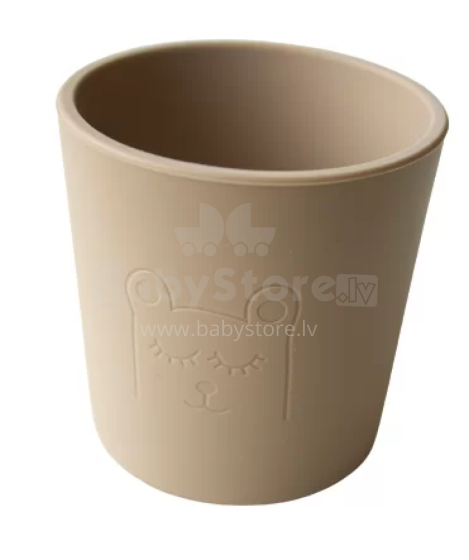 Little Eater Art.cup03 Beige Silicone grip cup