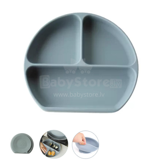 Little Eater Art.LE002 Grey Silicone suction plate