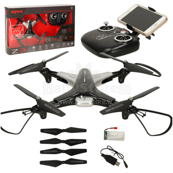 Ikonka Art.KX7222_1 Drone with remote control camera RC SYMA Z3 2.4GHz HD camera