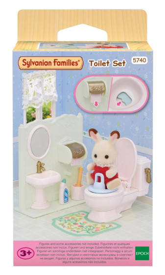 SYLVANIAN FAMILIES Rinkinys „Tualetas“