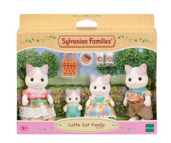 SYLVANIAN FAMILIES Lattes kaķu ģimene