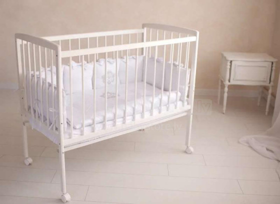 Golden Baby White Art.183717  Koka gulta 120x60cm