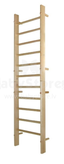 Climbing Rack Col.001 Zviedru sienas koka kāpnes 200x67x10 cm