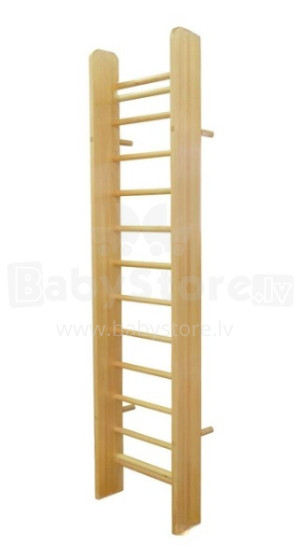 Climbing Rack Col.001 Zviedru sienas koka kāpnes 260x67x15 cm