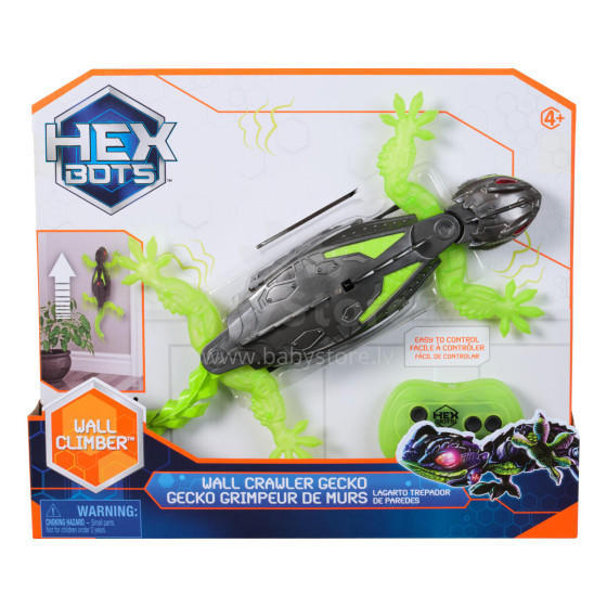 HEX BOTS interactive toy Wall Crawler Gecko