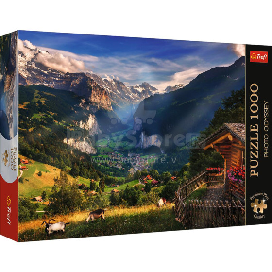 TREFL Premium Plus Пазл Lauterbrunnen Valley, 1000 шт.