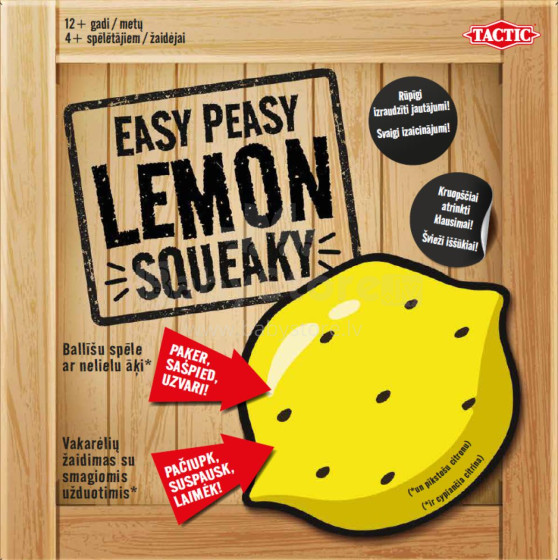 TACTIC Boardgame Lemon Squeaky (in Latvian and Lithuanian lang.)