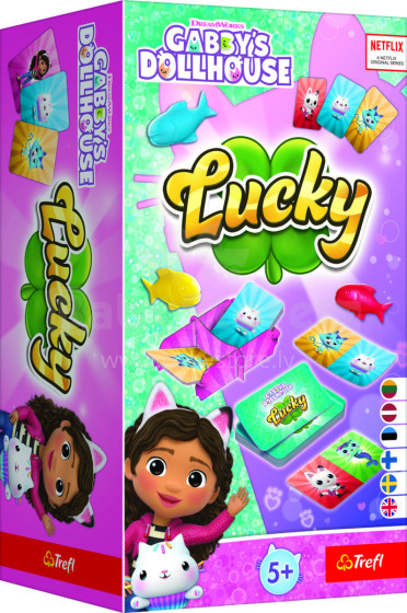 TREFL GABBY´S DOLLHOUSE Board Game Lucky