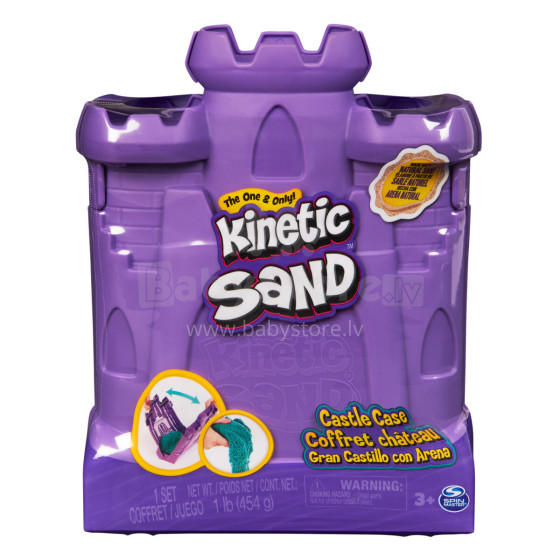 KINETIC SAND Rotaļu komplekts ar paplāti Pils