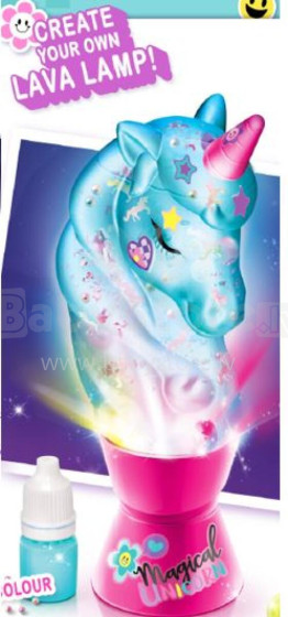 STYLE 4EVER Lava Lamp Unicorn