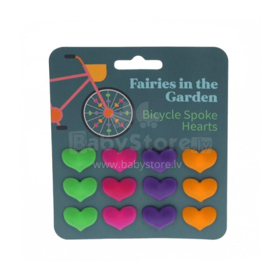 Bicycle spoke hearts - Fairies in the Garden, Rex London