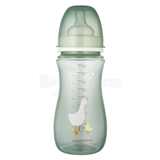 CANPOL BABIES Anti-Colic pudelīte 300 ml PP EasyStart GOOSE, 35/246