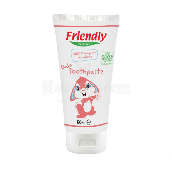 FRIENDLY ORGANIC Art.FR1727 Ekologiška aviečių skonio dantų pasta 50ml