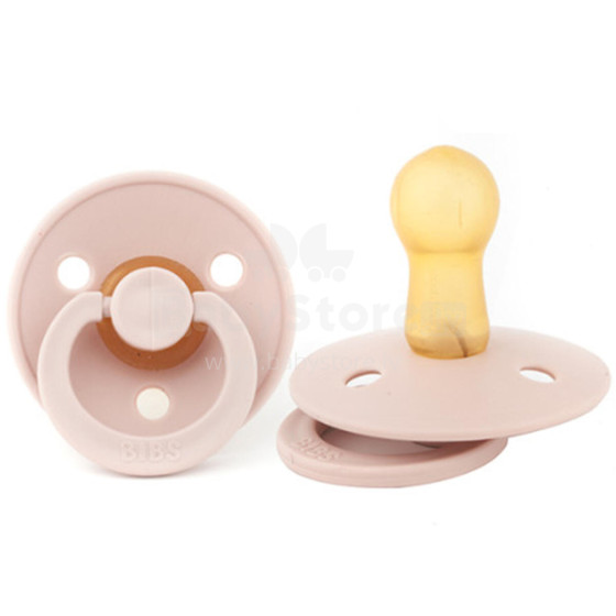 100244 PACIFIER BIBS BLUSH 0+ (S)