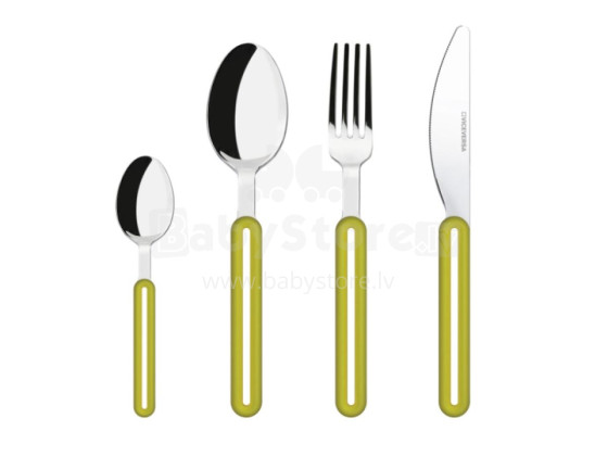 ViceVersa Offset Cutlery Set 24 green 16511