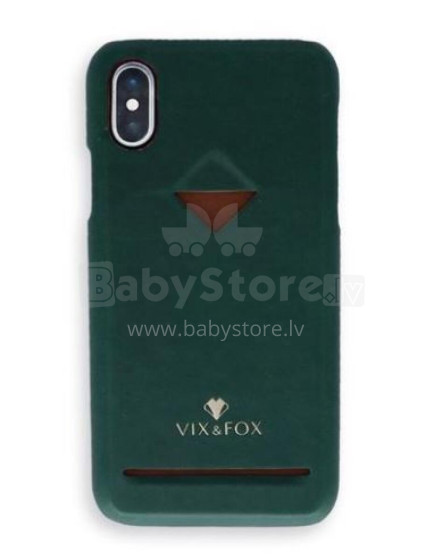 VixFox Card Slot Back Shell for Iphone X/XS forest green