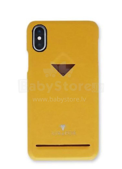 VixFox Card Slot Back Shell for Iphone X/XS mustard yellow