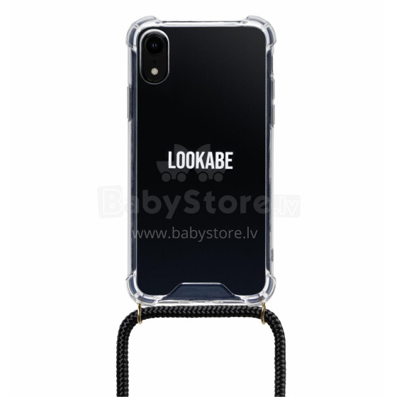 Lookabe Necklace iPhone Xr gold black loo004