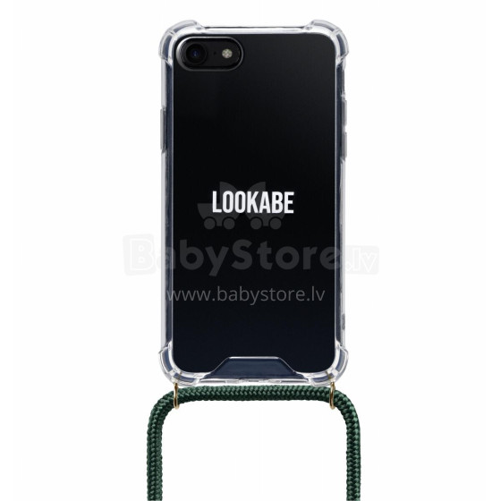 Lookabe Necklace iPhone Xs Max gold green loo015