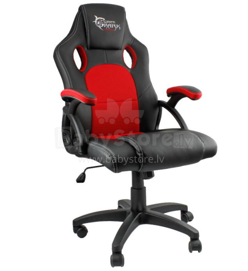 White Shark Gaming Chair Kings Throne Black/Red Y-2706