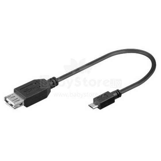 Sbox USB A F.->MICRO USB M. 0.1M USB F-MICRO M