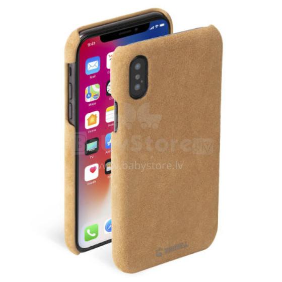 Krusell Broby Cover Apple iPhone XS cognac