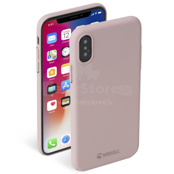 Krusell Sandby Cover Apple iPhone XS dusty pink