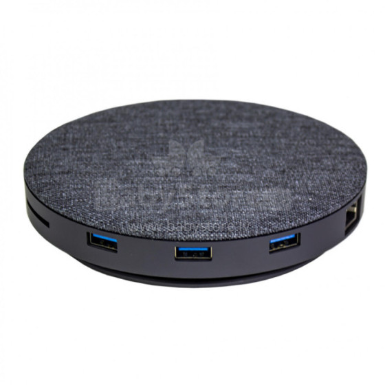 Devia UFO 10in1 HUB wireless charger gray