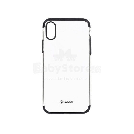 Tellur Cover Silicone Electroplated for iPhone X/XS black