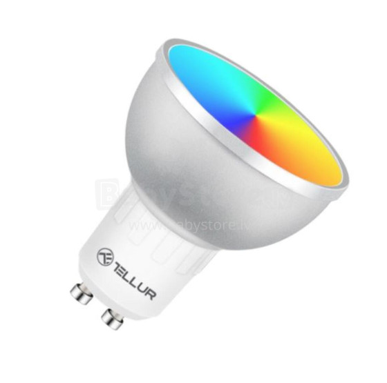 Tellur WiFi LED Smart Bulb GU10, 5W, White/Warm/RGB, Dimmer