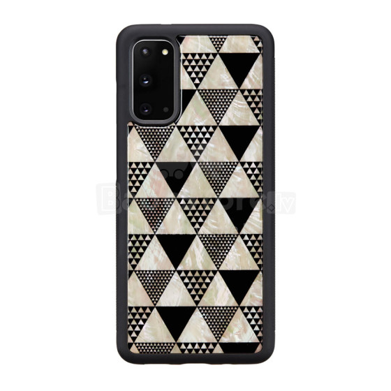 iKins case for Samsung Galaxy S20 pyramid black