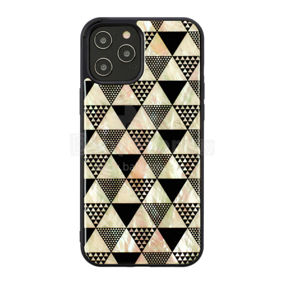 iKins case for Apple iPhone 12/12 Pro pyramid black